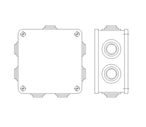 junction box dwg|junction box symbol autocad.